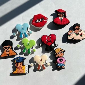 Bad Bunny croc charms